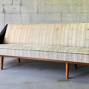 DANISH Mid Century Modern TEAK SOFA Daybed / Couch 