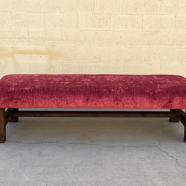 Mission Style Daybed with New Red Seat