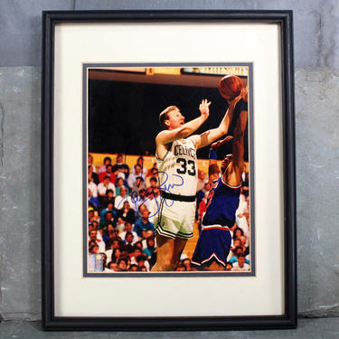 Larry Bird NBA Authentic AUTOGRAPHED Photograph, 1994 - Celtics Great Larry Bird Autographed Photo - In Its Original Mat, Sold UNFRAMED 