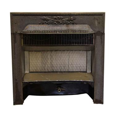 Brass over cast iron Victorian Fireplace Furnace