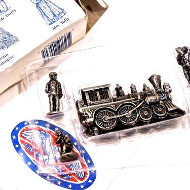 VINTAGE: 1993 - The American Pewter Collection - Miniature Colonial Figurine - Set AH30 - SKU 28-C3-00010172 