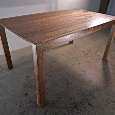 Nisqually Dining Table, Solid Wood Table, Modern Table (Shown in Walnut) 