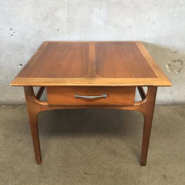 Mid Century Modern Single Drawer Side Table