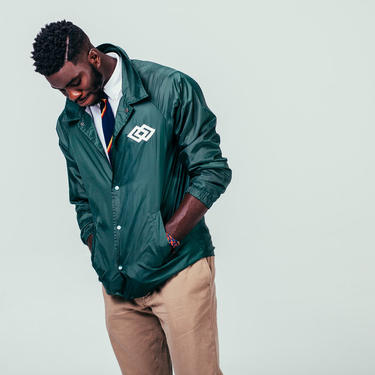 STAY WOKE Coaches' Jacket: Forest Green