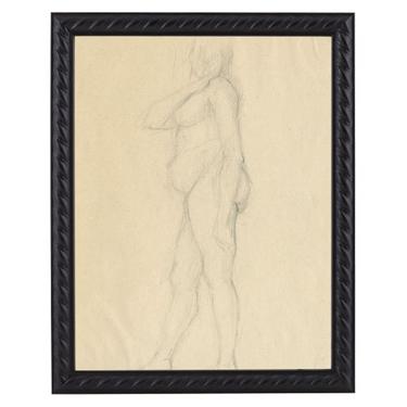 Vintage French Figure Study - Rope Frame #12