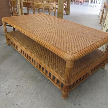Island Style Woven Coffee Table