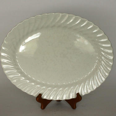 vintage oval ironstone platter snowhite regency johnson bros. made in england 