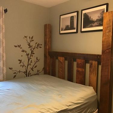 FREE SHIPPING! The Blue Ridge - Reclaimed Wood Four Poster Bed Frame 