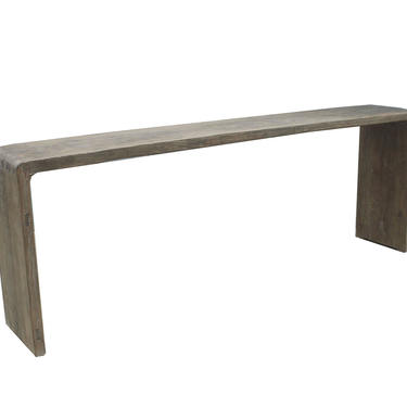 Natural Reclaimed Elm Wood Console Table from Terra Nova Designs 