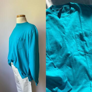 Turquoise Long Sleeve TeeShirt 