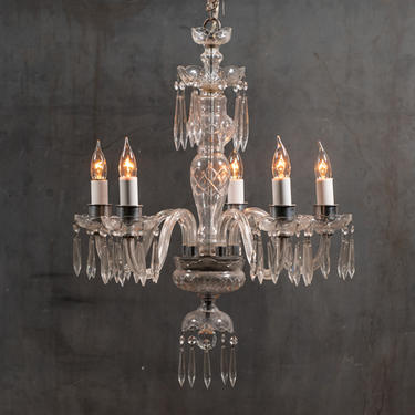 Five-arm Etched Chandelier