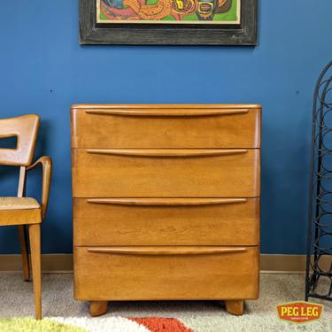 Mid-Century Modern maple bachelor's chest by Heywood Wakefield