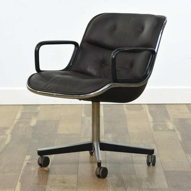 Knoll Pollock Mid Century Industrial Conference Chair