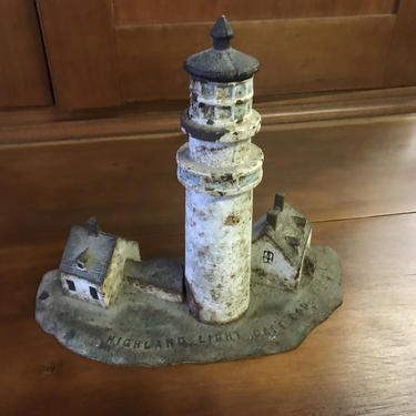 RARE antique doorstop Cape Cod Highland Lighthouse 