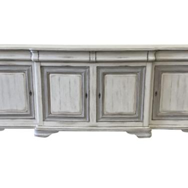 French Louis Philippe Style Painted Credenza Sideboard