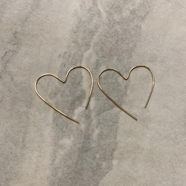 Heart Threader Earrings