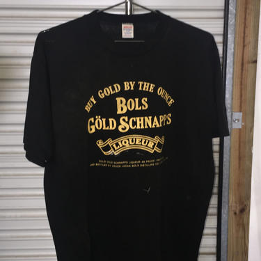 80's GOLD SCHNAPPS T-shirt 4512 