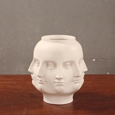 “Perpetual Face” Plaster Vase