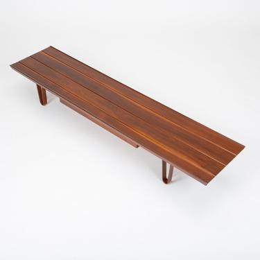Walnut “Long John” Bench or Coffee Table by Edward Wormley for Dunbar