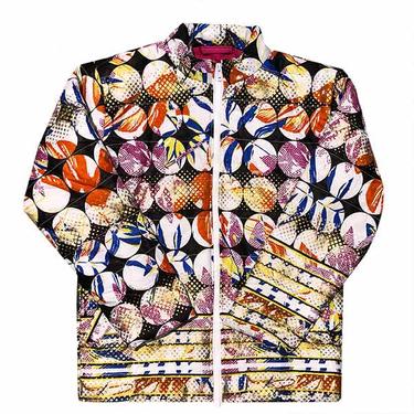 Pagne Puffer Jacket (Multi Colored Embellished Globes)