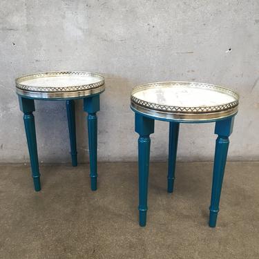 Pair of Marble Side Tables