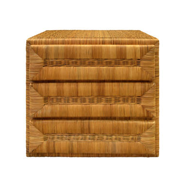 Elegant Chest of Drawers In Rattan 1970s