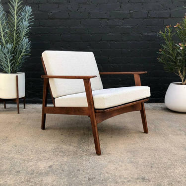 Mid-Century Modern Walnut Lounge Chair, c.1960’s 