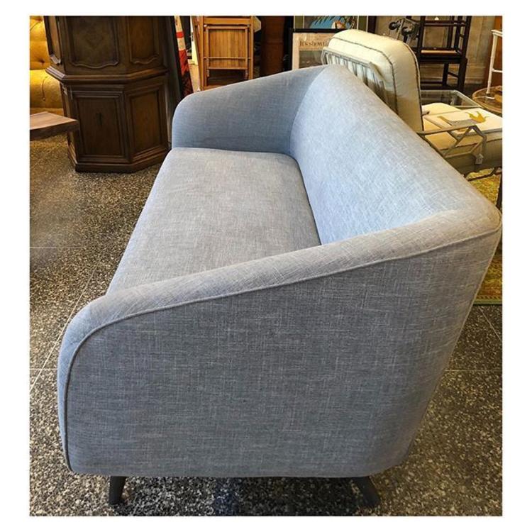 Cute Gray west elm mid century modern sofa 67” long / 32” deep / 30” height 