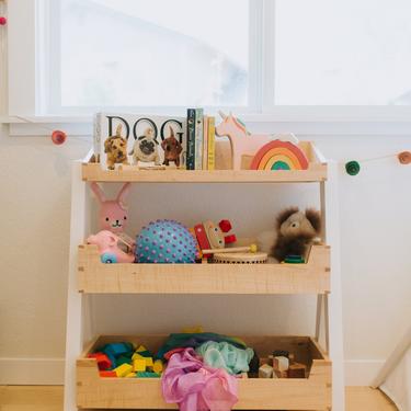 Kids' Toy Storage - Mid-Century Modern Bookshelf 