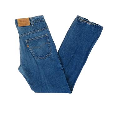 Vintage 70s Levis Orange Tab Straight Leg Jeans Size 35 x 35 