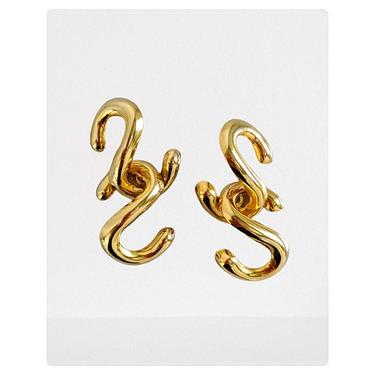 vintage 90's S-link drop earrings (Size: OS)