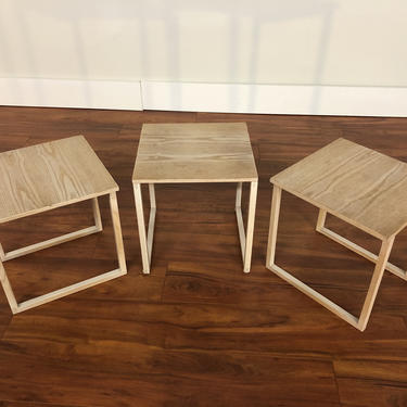 Kai Kristiansen Set of 3 Nesting Tables Made by Vildbjerg Møbelfabrik - Made in Denmark 