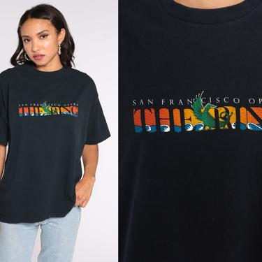 San Francisco Opera Shirt 90s The Ring Tshirt Opera Art Tee Music 1990s Vintage t shirt Graphic Retro Extra Large xl l 