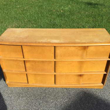 Heywood Wakefield Chest of drawers with mirror wheat 