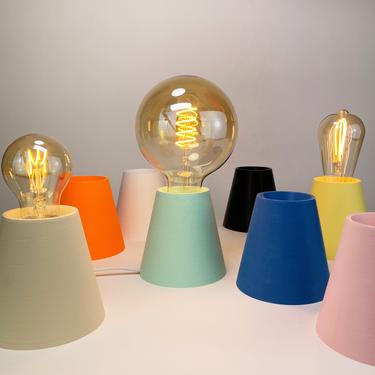ASPEN Cone Base Table Light - Cone Light - Colorful Cone Light - Desk Light - Designed and Crafted by Honey & Ivy Studio in Portland, Oregon 