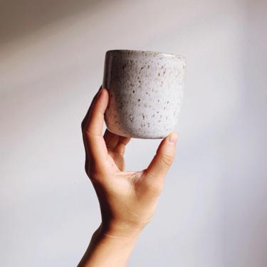 Sea Salt Tumbler // speckled ceramic pottery 