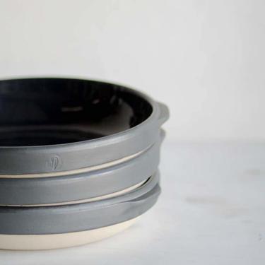 Round Stoneware Baker | Navy