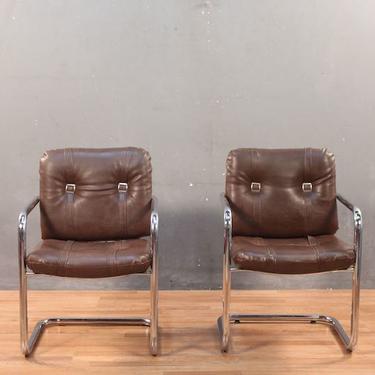 Chromcraft Mid Century Buckle Cantilever Chair – ONLINE ONLY