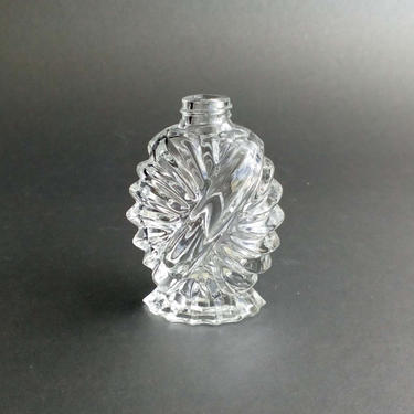 Bohemian glass perfume bottle Hand made perfumers Made in Czech Republic Vanity collection 