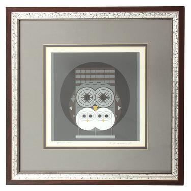 Limited Edition Serigraph Owl Print