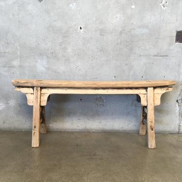 Vintage Narrow Bench with Apron