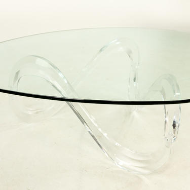 Knut Hesterberg Lucite Noguchi Style Coffee Table 