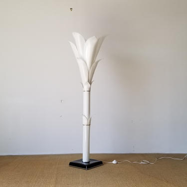 1970s Rougier Style Palm Form Sculptural Floor Lamp. 