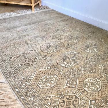 Anatolian Turkish Rug  - Medium Tribal Kilim Rug - Earth Tones Hand Woven Floor Mat - Afghan Rug - Baluch Carpet 