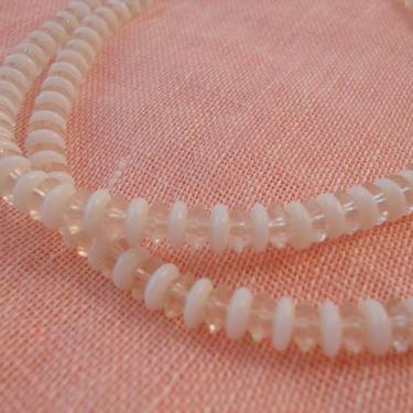 Vintage Laguna Iridescent Crystal and Opaque Two-Strand Choker 