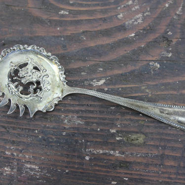 Hayden Wheeler Sterling Silver Cucumber Spoon with Dragon 
