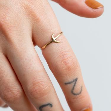 M+A Fine Jewelry Crescent Moon Ring