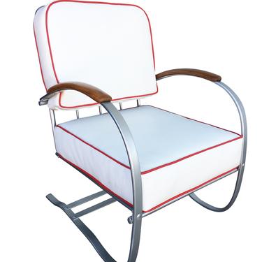 Wolfgang Hoffmann Chrome Springer Lounge Chair for Howell 