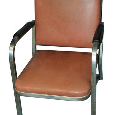 1960s Industrial Aluminum Lounge Chair