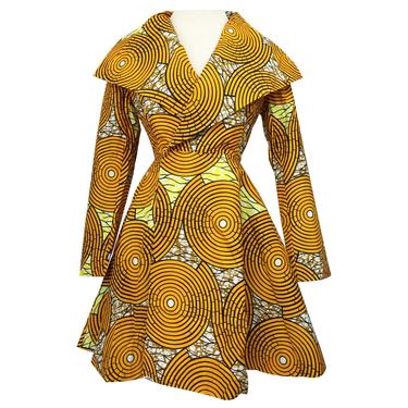 Resa Dress/Coat - Yellow/Orange